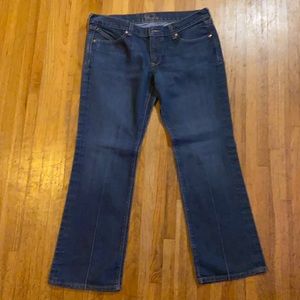 Old Navy jeans size 12 short.  Inseam 29 waist 18.